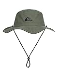 Quiksilver Herren Bushmaster Sun Protection Floppy Visor Bucket Hat Schlapphut, Thymian, L/XL