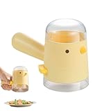 Salz- und Pfefferstreuer – Quantitative Gewürzflasche | luftdichte feuchtigkeitsbeständige Salzflasche mit Griff für Küche, Restaurant, Backen, Kochen, Grillen, Camping