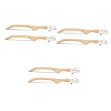 Alipis 3 Sätze Brotschneidemesser Schneiden Backen Cutting Boards Küchenmaschiene Brotzeitmesser Wellenschliff Gemüsemesser Küchenwerkzeug Gravierter Kuchen Rostfreier Stahl 2 Stück * 3