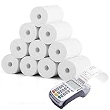 10 Rollen Thermopapier,Kassenrollen - Druckpapier - Bonrollen für Bankomat und Kredit-Kartenlesegeräte - für Drucker, POS-Terminal, Kassensystem (57mm*40mm*10m)