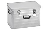 Enders Alubox TORONTO 63 L - Aluminiumbox mit 1 mm Wandstärke, extra stabil, spritzwasser- und staubdicht, Aluminiumbox mit Deckel, stapelbar - Aluminium Box #3893