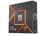 AMD Ryzen 7 7700X Prozessor (intergrierte Radeon Grafik, 8 Kerne/16 Threads, 105W DTP, AM5 Sockel, 40MB cache, Bis zu 5.4 GHz max boost, Kein Kühler)