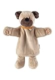 Handpuppe Hund, weiches Spielzeug für Kasperle Theater, zum Geschichten erzählen und erstes Rollenspiel, für Mädchen und Jungen
