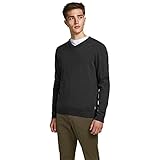 JACK & JONES Male Strickpullover V-Ausschnitt