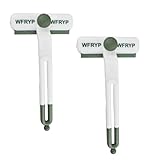 Fugenbürste, 2 Stück Reinigungsbürste, V-Form Reinigungsbürsten, Klein Scrub Brush, Geeignet Perfekt für Schwer Erreichbare Bereiche wie Nähte, Duschtüren, Fensterrahmen - Weiß-Grün