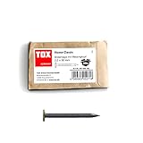 TOX Bildernagel Home Classic aus gehärtetem Stahl mit Messingkopf in recycelbarer Papierverpackung, Größe 2,0 x 30 mm, Stahlnägel für Bilder für nahezu alle Baustoffe, 20 Stk., 063600102