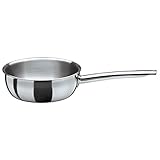 Spring 0415666024 Brigade Premium Sauteuse, Edelstahl, silber, 14,4 x 30,6 x 49,4 cm