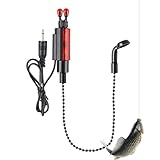 Köderalarm zum Angeln | Angelruten-Alarmglocken, praktischer Swinger-Bissanzeiger mit Ton, empfindlicher nächtlicher tragbarer Fisch für Anfänger, Süß- und Salzwasser