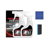 180 ml Professioneller Autoscheinwerfer-Restaurator mit Schwamm, Scheinwerfer-Restaurierungsset, Scheinwerferreiniger und -Restaurierungsset (2PCS)