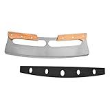 SOIMISS 1Stück Pizza Cutter mit Holzgriff Doppelgriff Pizzaschneider Robustes und Langlebiges Pizza Schneidwerkzeug für Restaurantgebrauch