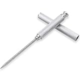 Eispickel aus Aluminiumlegierung, Griff aus Edelstahl, Messer mit Sicherheitsabdeckung, Eiswerkzeug, Küchenwerkzeug für Restaurant, Bar, Zuhause (Silber)