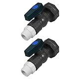 Toddmomy 2 Sets Wasserhahn Wasserverteiler Wasserhahn Verteiler Adapter Regenfass Armatur Umsteller Für Schlauch Badezimmer Umsteller Wasseradapter