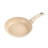 LCHJX Pfannen Kochtöpfe Bratpfanne Wok Easy Clean Ego Induktion Kocher Kochtöpfe Küche Vorräte für Familienhaus (Farbe: A, Größe: 20 cm Code) Vision