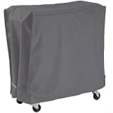 Niceminiwall Outdoor-Kühlwagen-Abdeckung, wasserdicht, rollender Kühler-Schutz für 80 Quart Eistruhe mit Oxford-Gewebe, wetterbeständige Aufbewahrungsabdeckung