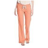 Generisch Leinenhose Damen Sommer Luftige Bequeme Lässig Weite Strandhose High Waist Elegant Leinen Joggpants Stoffhose Leicht Plissee Weitehose Sommerhose Lockere Leichte Culottehose Hosen