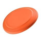 CIYODO Verschleißfeste Hundescheibe Interaktive Wurfspielzeug für Welpen Große Orangefarbene Flying Disc für Spaß und Beschäftigung im Freien