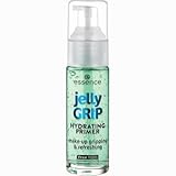 essence jelly GRIP HYDRATING PRIMER, Grün, feuchtigkeitsspendend, glättend, natürlich, für trockene Haut, vegan, ohne Parabene, Nanopartikel frei, glutenfrei, 1er Pack (29ml)