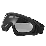 ifundom Winddichte Motorrad und Skibrille mit Verstärkten Grauen Gläsern Leichter Schutz für Damen und Herren Beim Outdoor Cycling und Wintersport Komfortabel und Langlebig