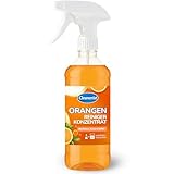 Die Seifenblase® 1L Orangenreiniger Konzentrat [1:100] - ergibt 100L Universalreiniger mit Orangenduft - Allzweckreiniger ähnl. zu Orangenöl für Oberflächen, Küche, Bäder, Boden, Glas & Fenster
