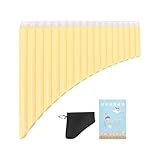 Panflöte, C-Taste Panflöten mit Bunte Pappe Tragetasche, Leicht zu Erlernen ABS Holzblasinstrumente Panflötenmusik Holzblasinstrumente Traditionelle Musikinstrumente Für Kinder Erwachsene Anfänger