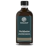 Lignocolor Holzbeize (100 ml, Nussbaum dunkel) umweltfreundliche Beize auf Wasserbasis für Holz