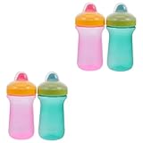 HEMOTON 2 Sätze Lernbecher Trinkflasche Wasserflasche Trinklernflasche Sprießen Tasse Trainingsbecher Für 12 Monate Trinkbecher Für Kleinkinder Kieselgel 2 Stück * 2