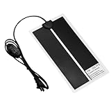 SIGANDG Reptilien-Heizmatte Heizmatte Terrarium verstellbares Heizkissen für Reptilien für Eidechsen, Schildkröten, Skorpione, Geckos und andere Amphibien(7W 14 * 28cm)