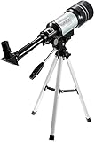 Professionelles monokulares astronomisches Teleskop - Outdoor-Teleskop, Brechungs-Weltraum-Monokular F30070M 150X Reise-Spektiv mit tragbarem Stativ