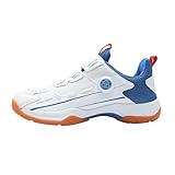 Badmintonschuhe,Squashschuhe,Tischtennis Schuhe Tischtennis Schuhe Herren Leichtes Atmungsaktiv Hallenschuhe rutschfest FüR Badminton Handball Tischtennis Volleyball