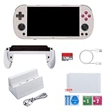 ExploTex TRI SMART PRO Handheld Retro Spielkonsole, 4.96-Zoll IPS Bildschirm Portable Konsole ohne Spiele 128G