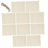 CAXUSD 1 Set DIY Kleine Schilder Aus Holz Zum Basteln Holzornamente Zum Basteln Holz Bastelbedarf Holzrohlinge Unfertige Holz Bastel Rohlinge Schilder Zum Basteln DIY Holzschild