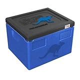 KÄNGABOX® Expert GN 1/2 blau 10Liter – Thermobox für Gastronomie & Catering – Perfekt für GN-Behälter 32,5x26,5cm – Ultraleicht, stapelbar, stoßfest – Spülmaschinenfest & HACCP-konform