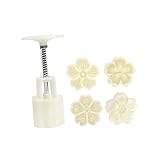 Warmhm 1Satz Kreatives von Mondkuchenformen Handdruck Backutensilien für Mondkuchen Verschiedenen Mustern für DIY Backprojekte und