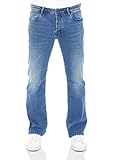 LTB Jeans Herren Hose Roden Bootcut Jeanshose Basic Baumwolle Denim Stretch Tiefer Bund Blau w28 w29 w30 w31 w32 w33 w34 w36 w38 w40, Farbvariante:Cletus Wash (52270), Größe:32W / 32L