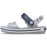 Crocs Unisex Kinder Crocband Crocs Kids Sandalen, Light Grey Navy, 28/29 EU