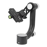 360° Panorama-Stativkopf, Universal-Karbonfaser mit klarer Skala, Aluminiumlegierung, Schnellwechselplatte für DSLR-Kamera