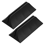 Hemobllo 2 Stück Verstellbare Schreibtisch Trennwand Klemme aus Schwarzem Kunststoff Stabile Halterung für und Spuckschutz Multifunktional für Büro und Desktop Partitionen