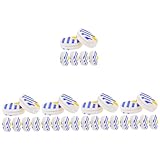 TOYANDONA 5 Sätze Tennis Racket Dämpfer Silikon Uruguayanisches Flaggenmuster Vibration Dämpfer Für Tennisschläger Für Tennisliebhaber Einfach Anzubringen 6 Stücke * 5