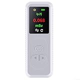 HpLive Geiger-Zähler für Radioaktivität, Wiederaufladbar Strahlungsdetektor mit TFT-Farbdisplay, Messbereich 0,08-9999µSv/h, 100x40x25mm