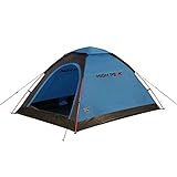 High Peak Kuppelzelt Monodome, Campingzelt für 2 Personen, Igluzelt, Festivalzelt mit Wannenboden, 1500mm wasserdicht, Freistehend, Hochentlüftung, Moskitoschutz