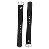 Gogogmee 1Paar Fahrradkorbgurte Verstellbare Lederbefestigung für Frontkorb Stabiler Korbgurt für Kinderfahrrad Abnehmbares Zubehör Fahrrad Accessoire für Sicheren Transport