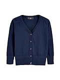 NEXT Mädchen Strickjacke Mit V Ausschnitt (3 Bis 16 Jahre) Marineblau 10 Jahre