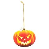 YENVWG Halloween-Kürbis-Skelette, Fledermaus, LED-Lichterkette, Festival, Zuhause, hängende Halloween-Kürbis-Schädel-Lichterkette