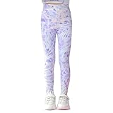 Tilozs Mädchen Leggings Lange Hose High Waist Sporthose Gedruckt Sport Leggings Frühling Sommer für Kinder Mädchen, 122-128