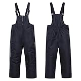 Kinder-Schneeoveralls,Kinder-Schneehosen - Winter-Schnee-Lätzchen,Winddichter Ski-Schneeanzug für und Mädchen, wasserabweisender Snowboard-Overall, gemütlicher Outdoor-Overall