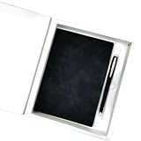 Whakano Notizbuch A5 mit Stift,Hardcover Notebook mit 200 Pages zum Schreiben,207 x 141 mm Tagebuch Für Notizen,Planung,tudium,Skizzen Und Schule Projekte, Familie und Freunde,Schwarz