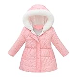 Winterjacke Mädchen 104 - Kleinkind Jungen Mädchen Wintermantel Mit Jacke Verdicken Winddicht Reißverschluss Warme Oberbekleidung