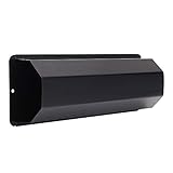 Profirst Mail PM 543 Zeitungsrolle Schwarzgrau Stahl HxBxT 142x402x85 mm inklusive Aufklebern und Montagematerial