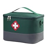Winkeabuy Erste-Hilfe-Aufbewahrungstasche für den Haushalt, hohe Kapazität, Wasserpräventions-Organizer, Wunddesinfektionsmittel, K5N2, Box Patch Iodophor