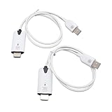 Kabelloser HDMI Sender und -Empfänger, USB 1080P Wireless HDMI Extender, Unterstützt 2,4G/5G, 165 Fuß Reichweite, Zum Streamen von Video und Audio auf den Moni Tor von Laptop/PC